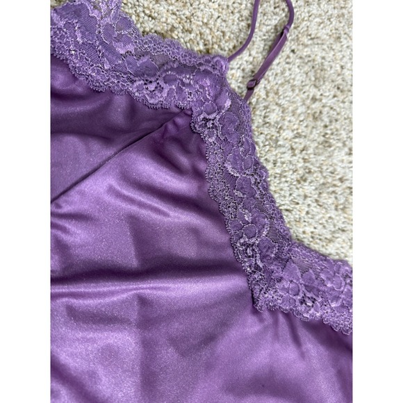 Worthington Purple Lace Trim Cami Top Womens XL Sleeveless sexy Camisole‎ - Picture 5 of 10